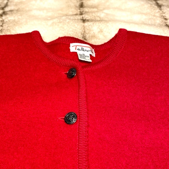 Talbots Wool / Laine Jacket Blazer front buttons - Picture 10 of 10